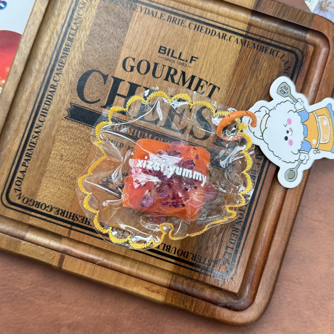 糯米泥【玫瑰系列挂件】喜仔yummy食物系硅胶捏捏礼物玩具