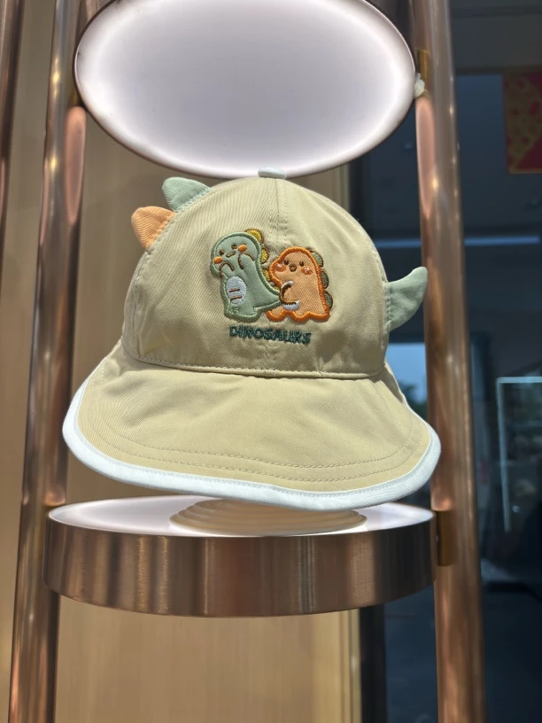 哆啦布丁恐龙伙伴盆帽62298帽子婴儿男童宝宝夏季春夏女宝卡通