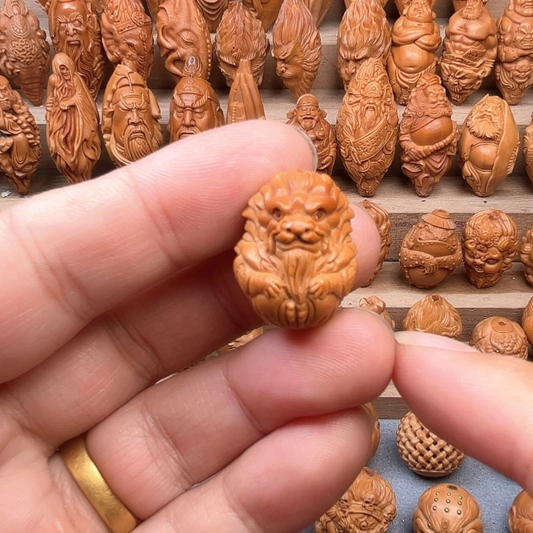 橄榄核吊坠19龙王爷