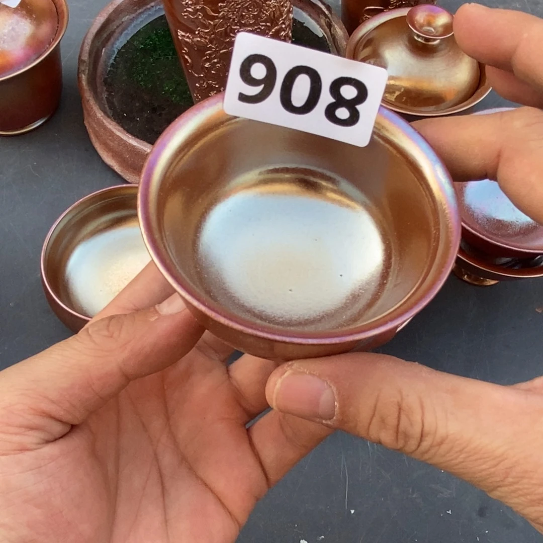 柴烧茶具陶瓷杯子