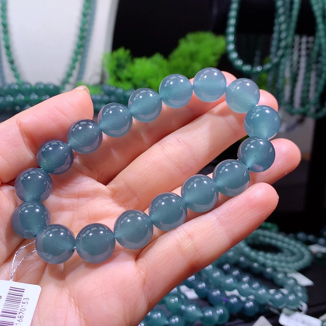 东***、翡翠未镶嵌手链天然a货翡翠手串