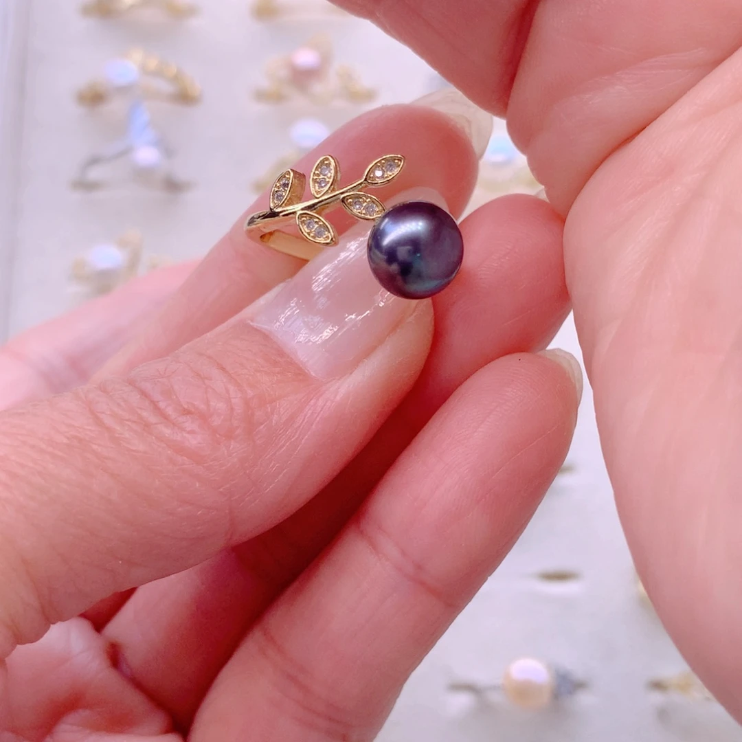 合金耳饰淡水珍珠