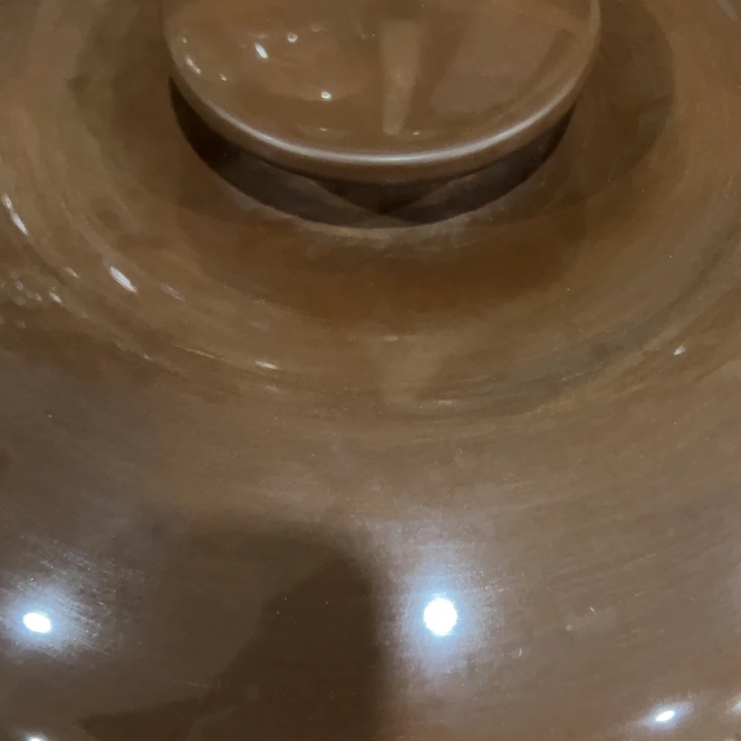 陶瓷建水紫陶古红茶缸500g