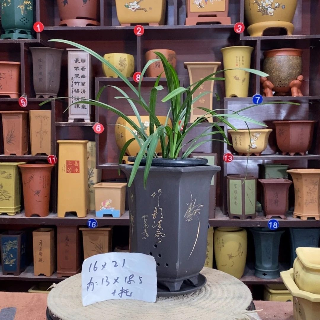 紫砂艺术紫砂花盆