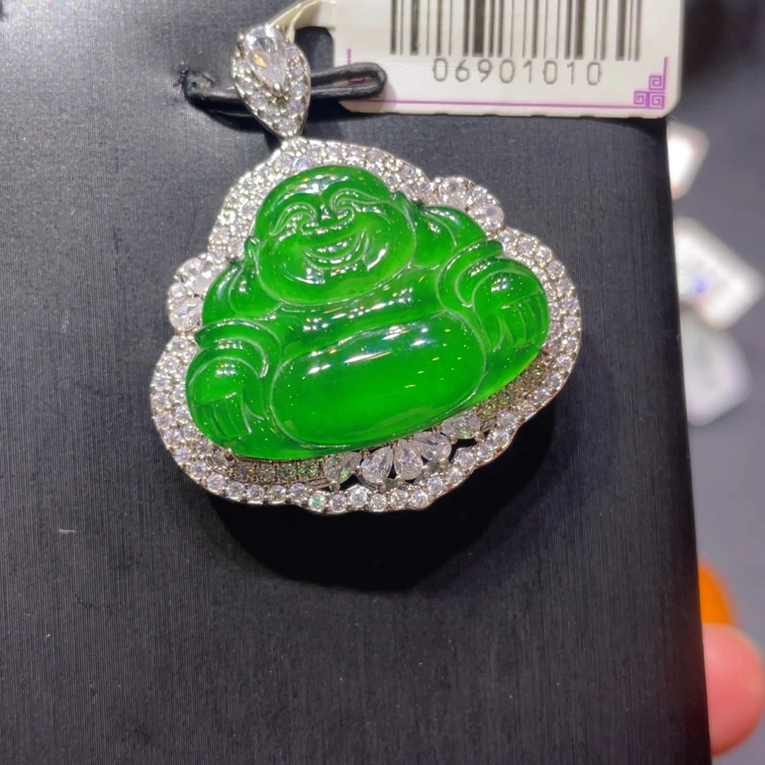 翡翠未镶嵌颈饰吊坠