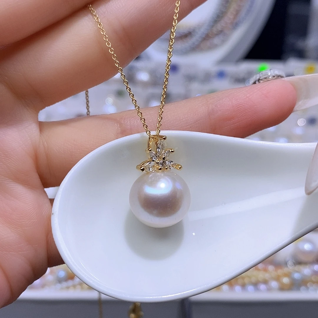 颈饰合金淡水珍珠F