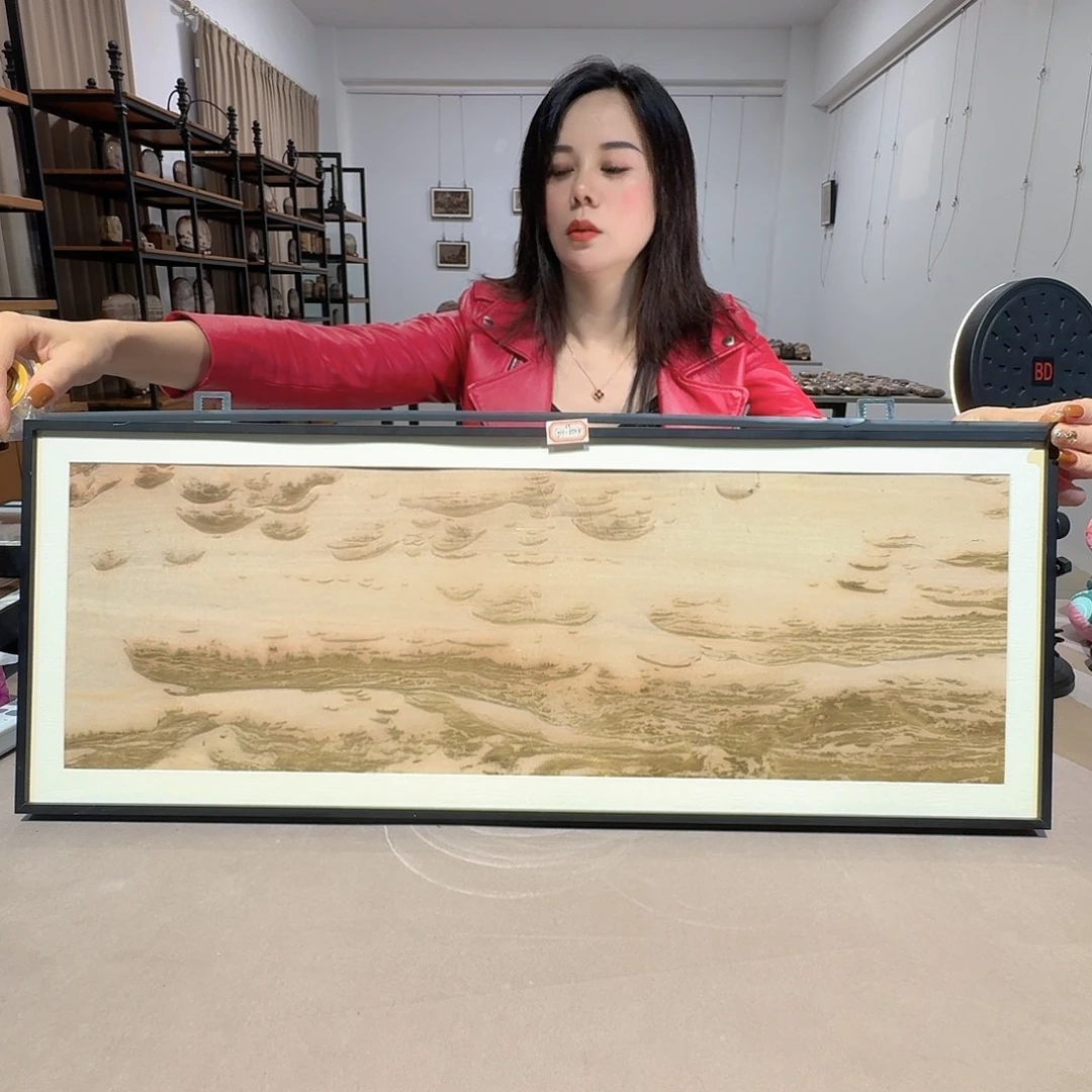 66×25 长江画面石板画