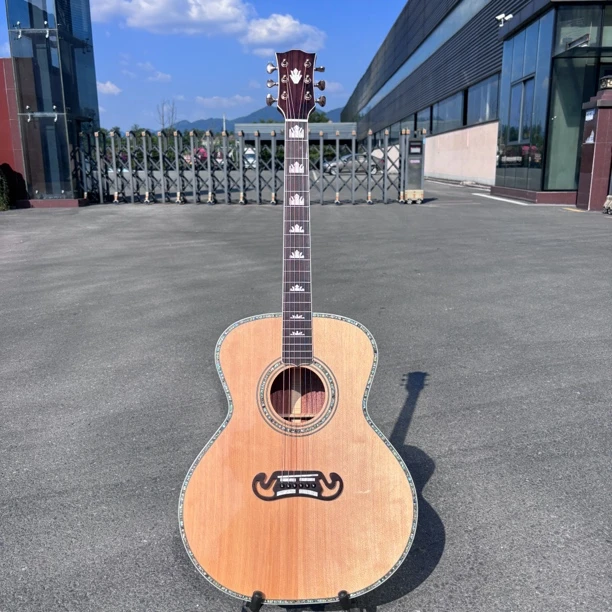 42寸全单民谣吉他专业进阶高端演奏音色饱满浑厚
