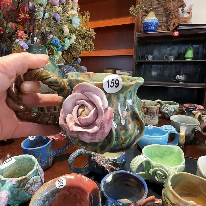 金***儿异型纯手工咖啡杯盘碗