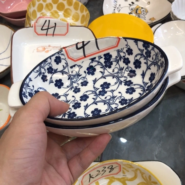 陶瓷微瑕盘碗碟介意勿拍