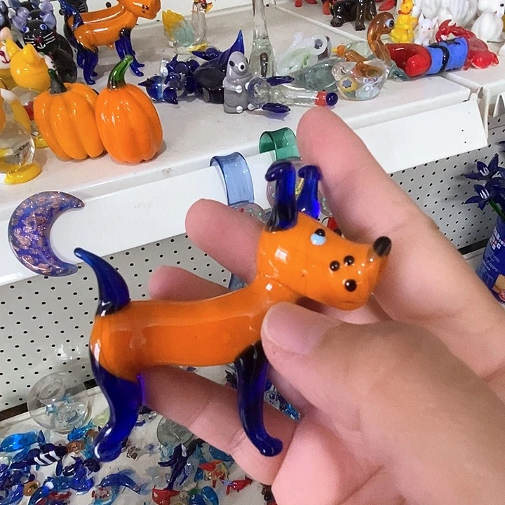玻璃颈饰?*乐琉璃摆件