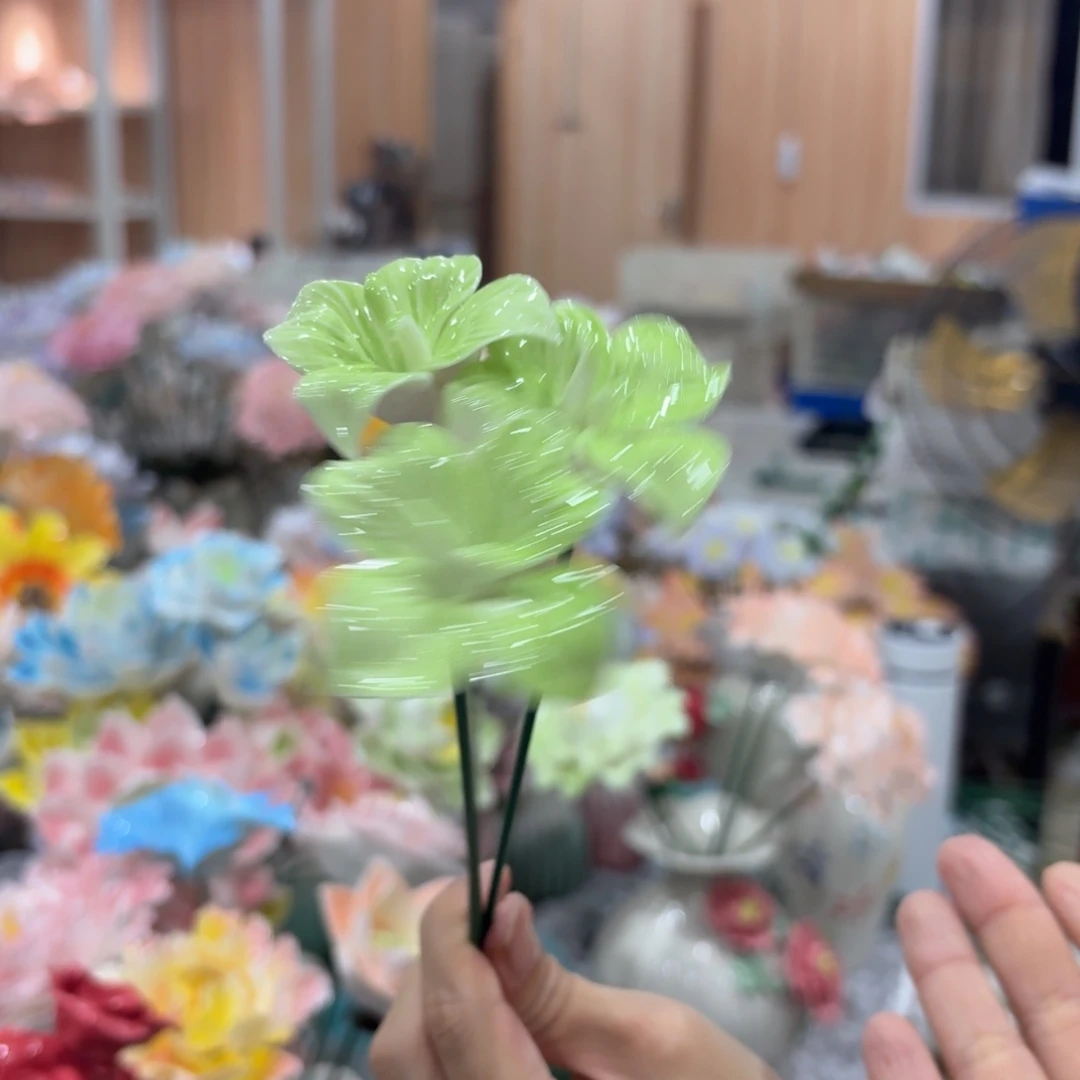 陶瓷花，拍满20发货，退款拉黑