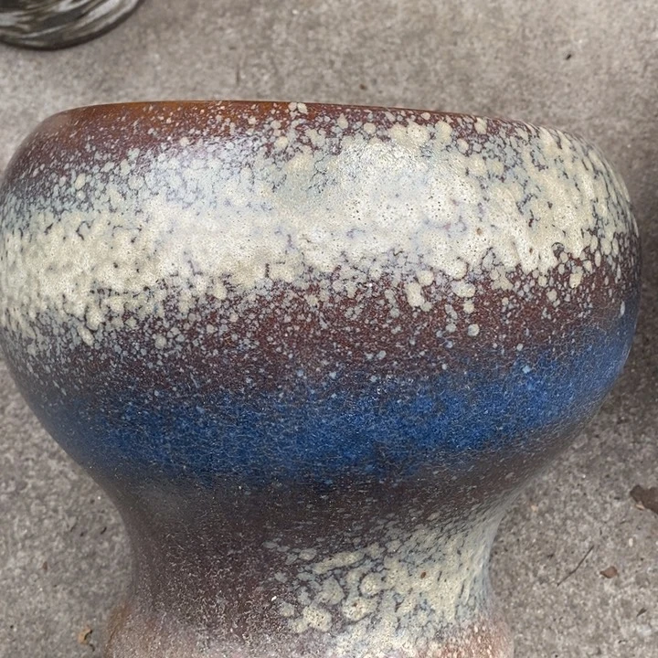 紫砂花盆高约26口约20