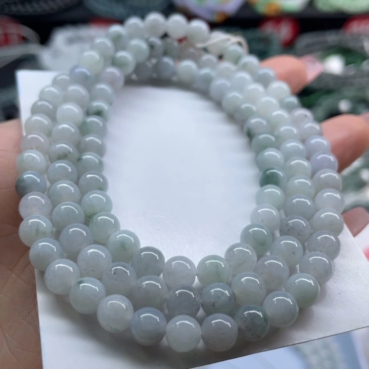 未镶嵌手链翡翠小**?卡6.2
