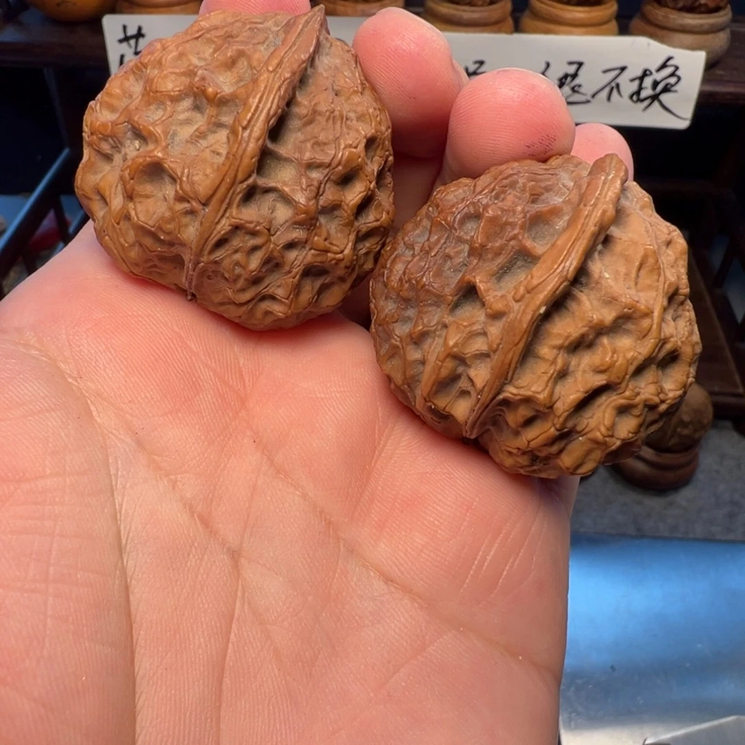 吊坠文玩核桃寿桃40mm