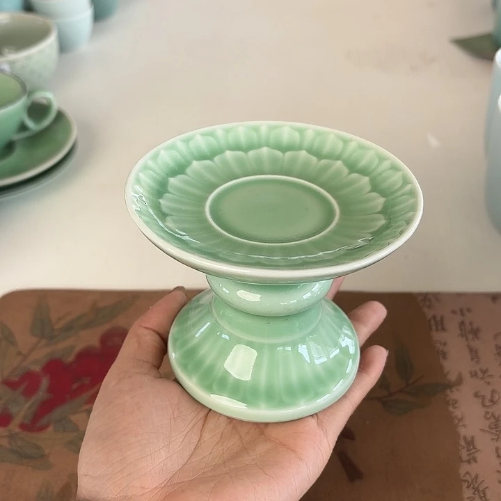 龙泉云间青瓷小米茶器