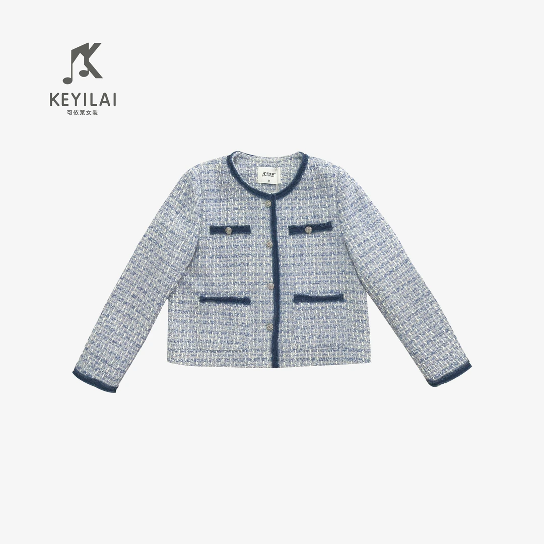 可依莱法式小香风外套DQ0N0602