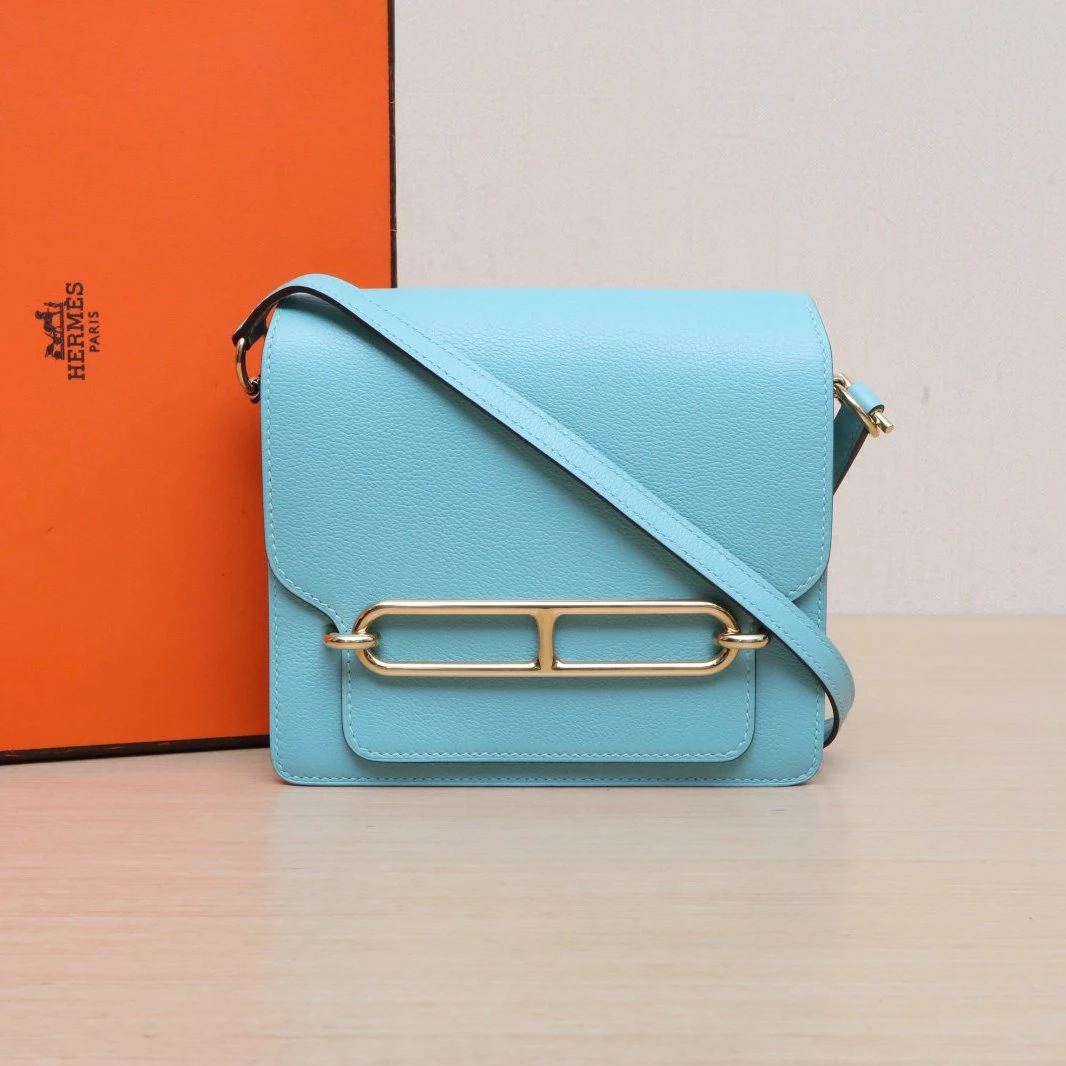 99新 Hermes/爱马仕 【娇】斜挎包猪鼻子 19 马卡龙 P225276493