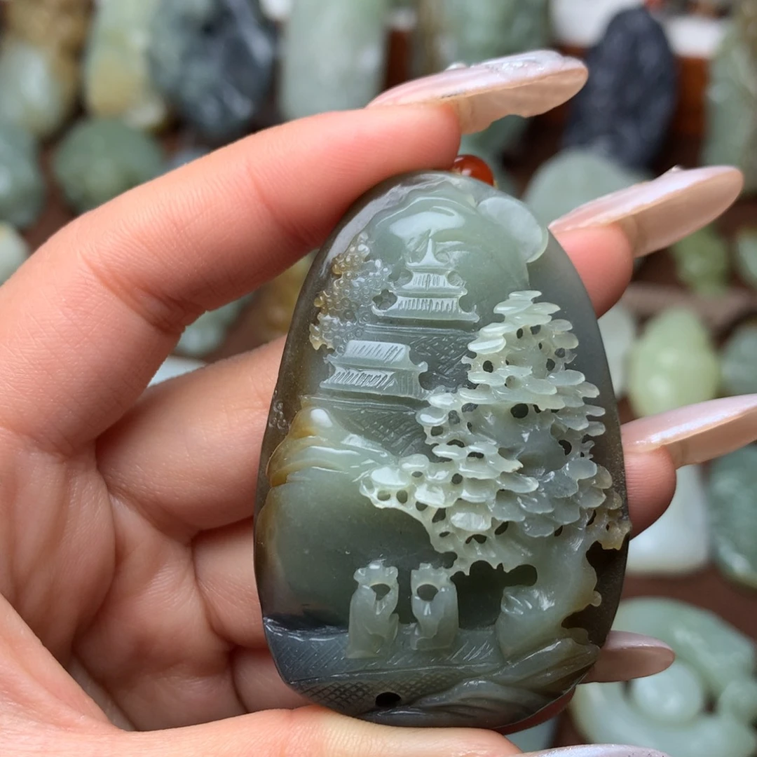 和田玉挂件未镶嵌