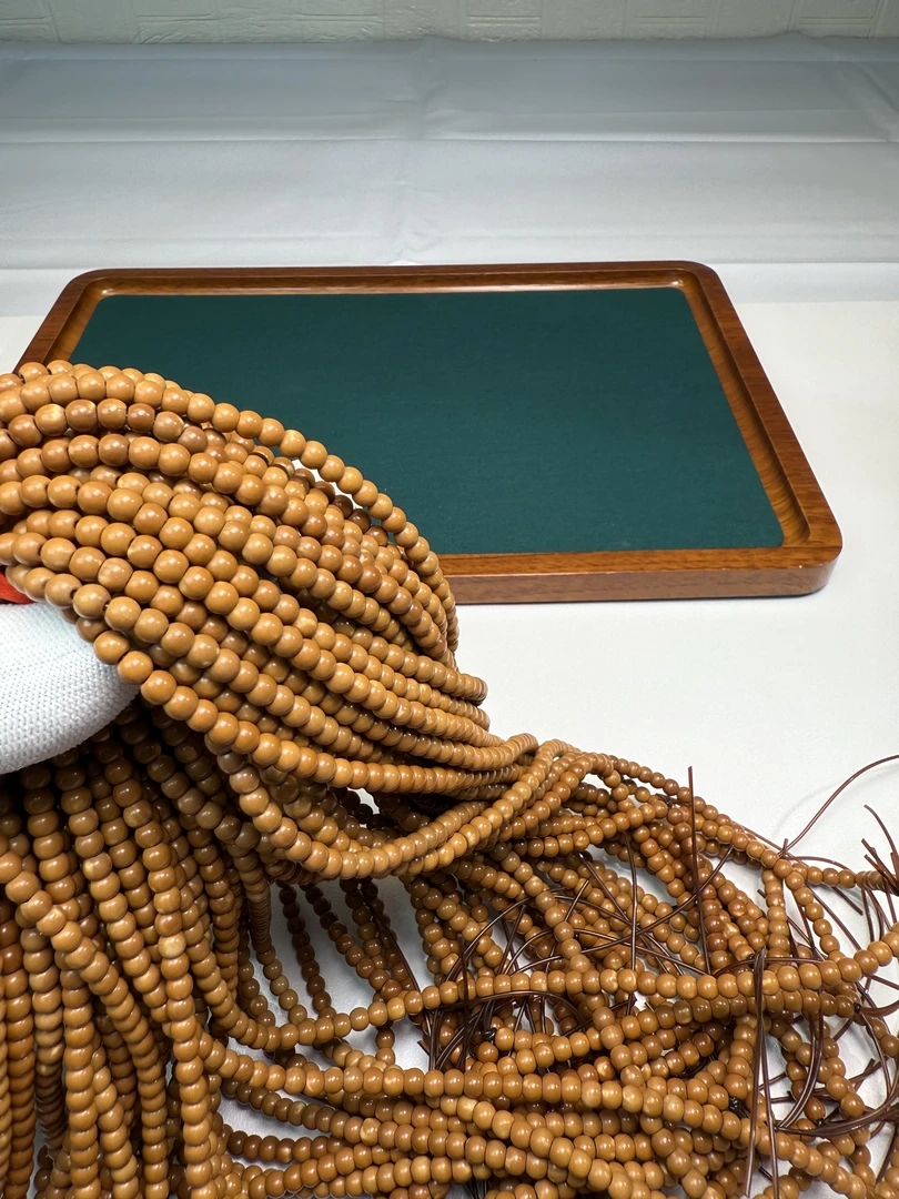 非金属木质项链 入门款老挝核圆珠脖挂尺寸随机文玩爆款