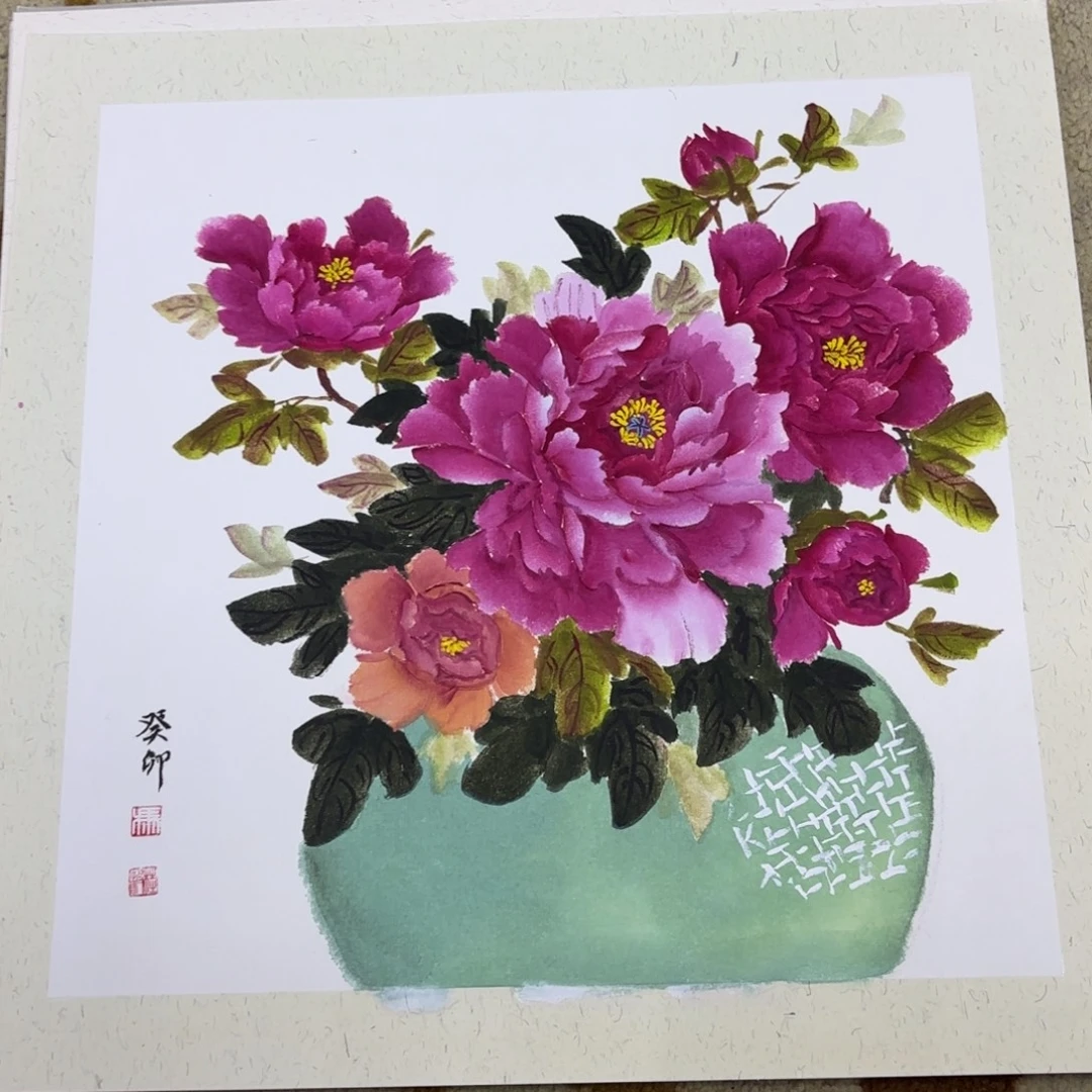 国画国画老师作品刘