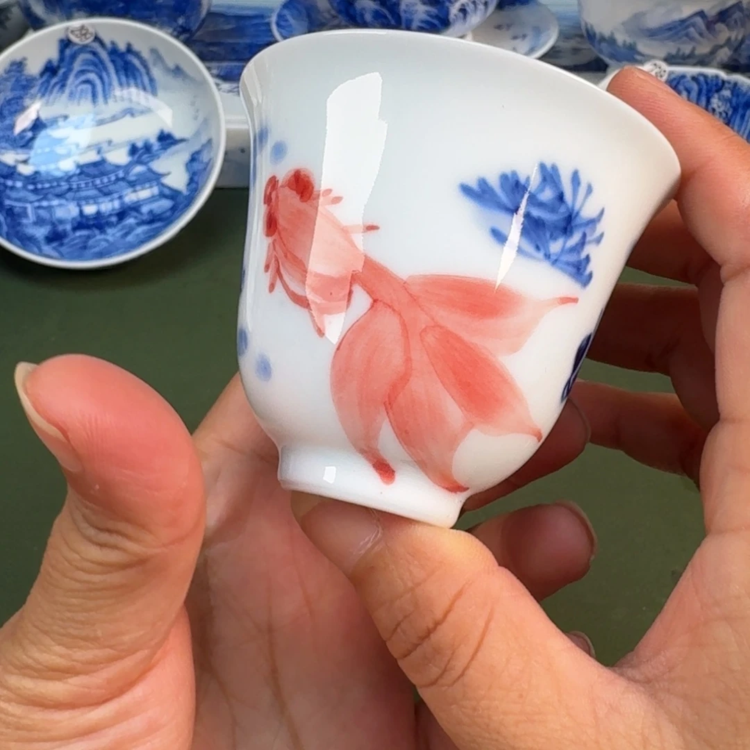 景德镇纯手绘茶具圆圆276