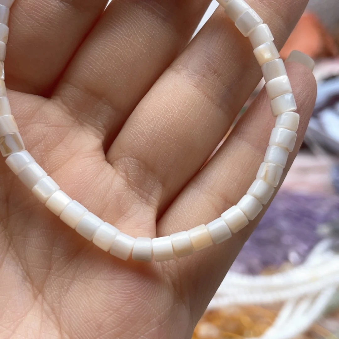 玛瑙/玉髓未镶嵌珠宝半成品一条装卡4贝壳直切隔片