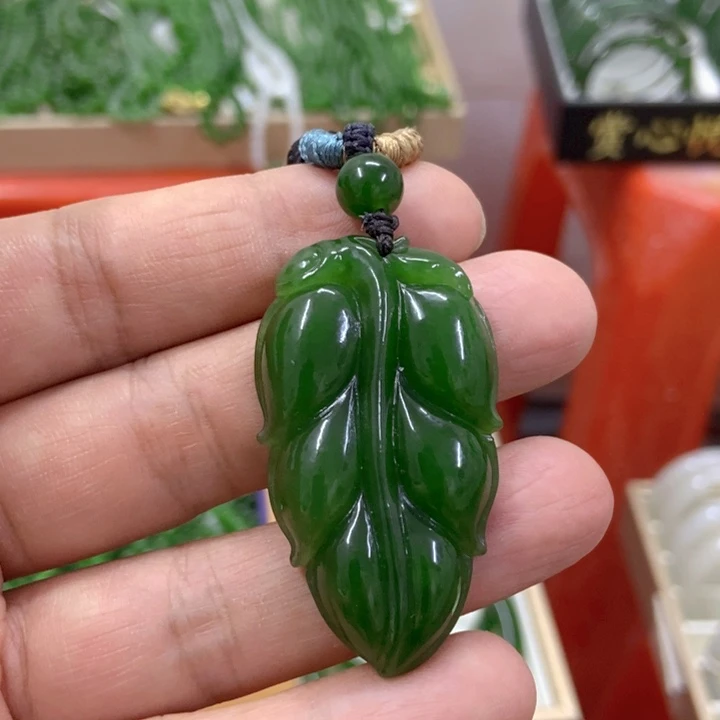 【闪购商品】和田玉（碧玉）未镶嵌颈饰11