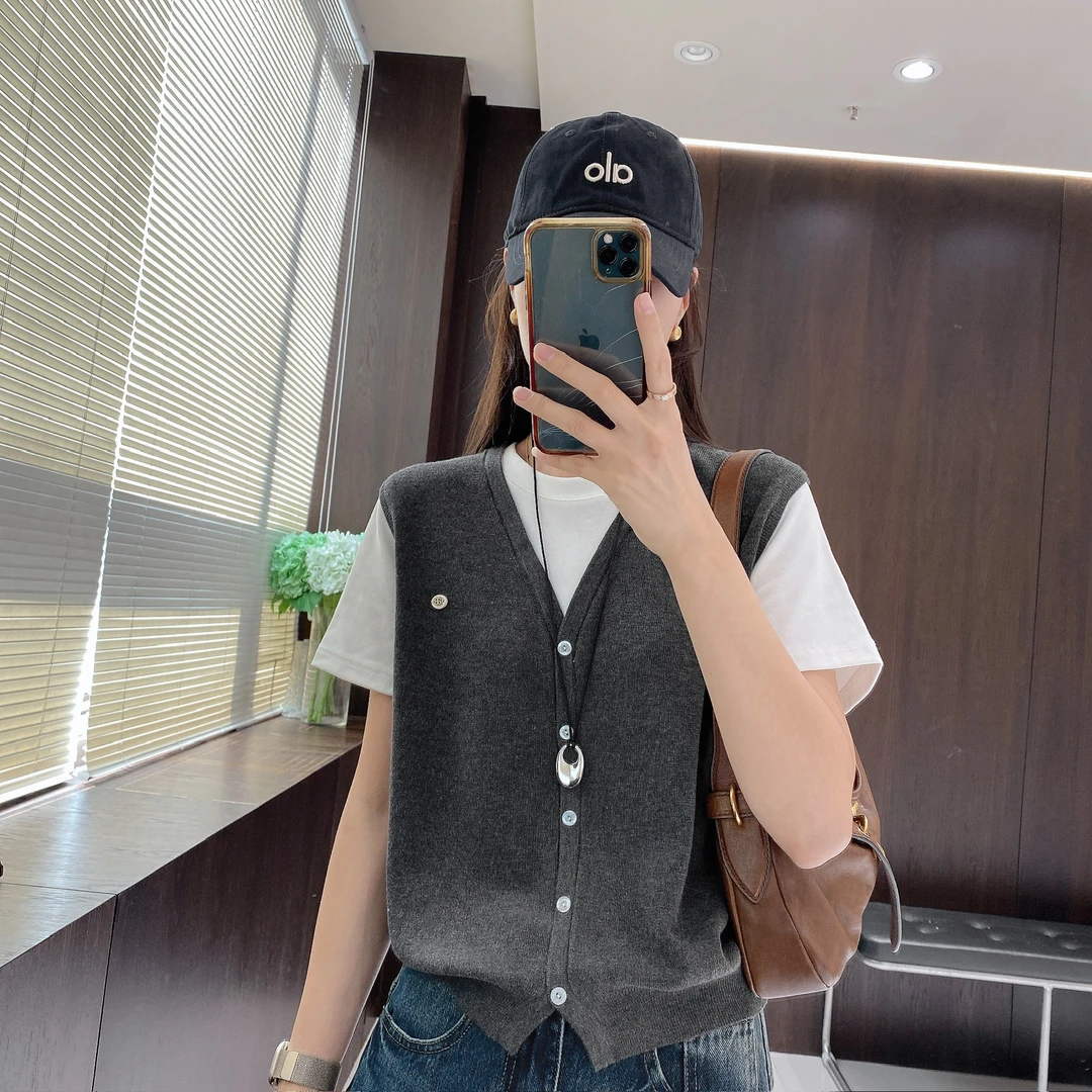 IMFLY金小金自制女装 针织衫DYW9606学院风假两件拼接针织上衣