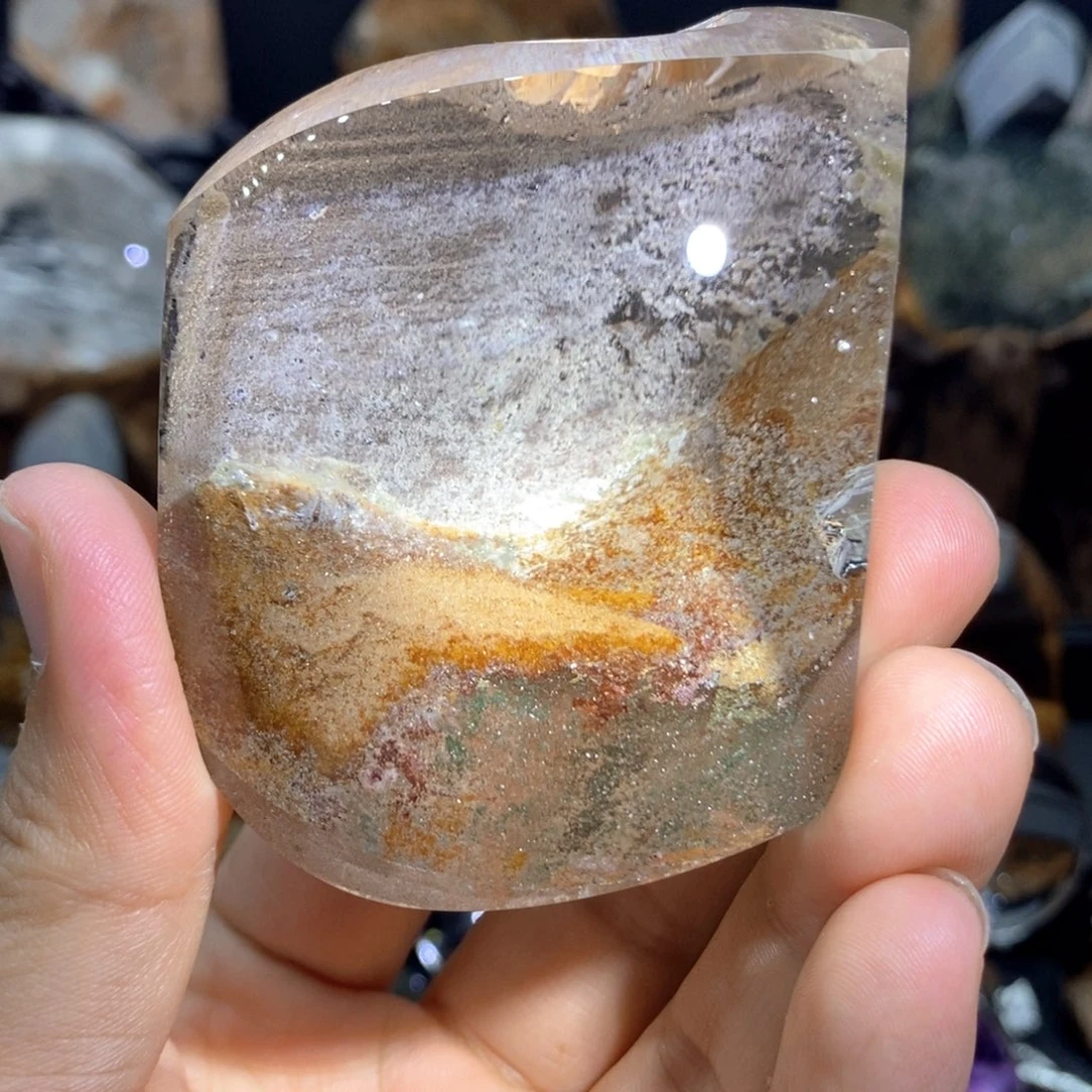 水晶未镶嵌车挂水晶