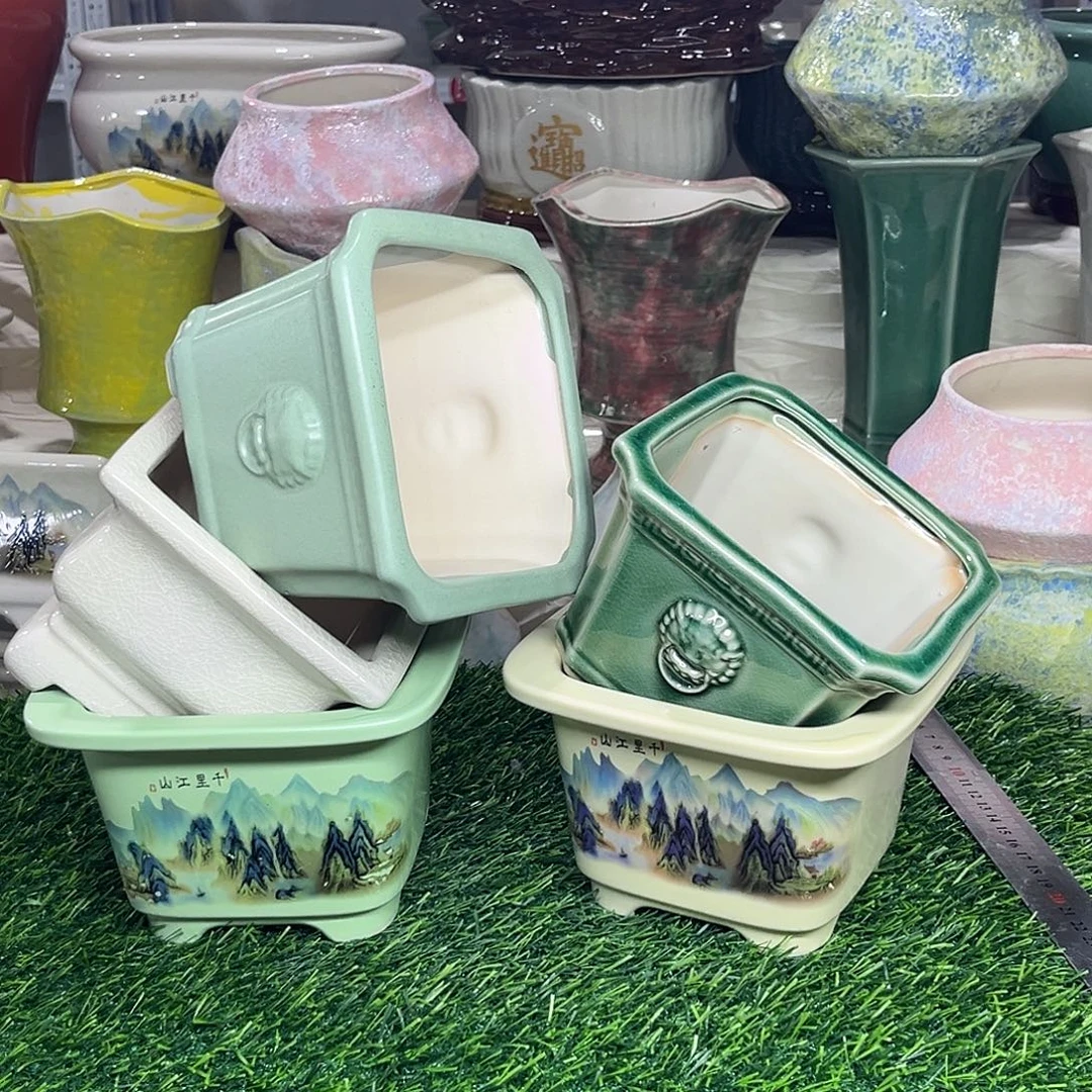 陶瓷绿植多肉微瑕花盆