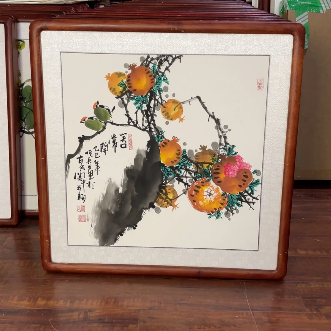 国画带框尺寸63*63厘米