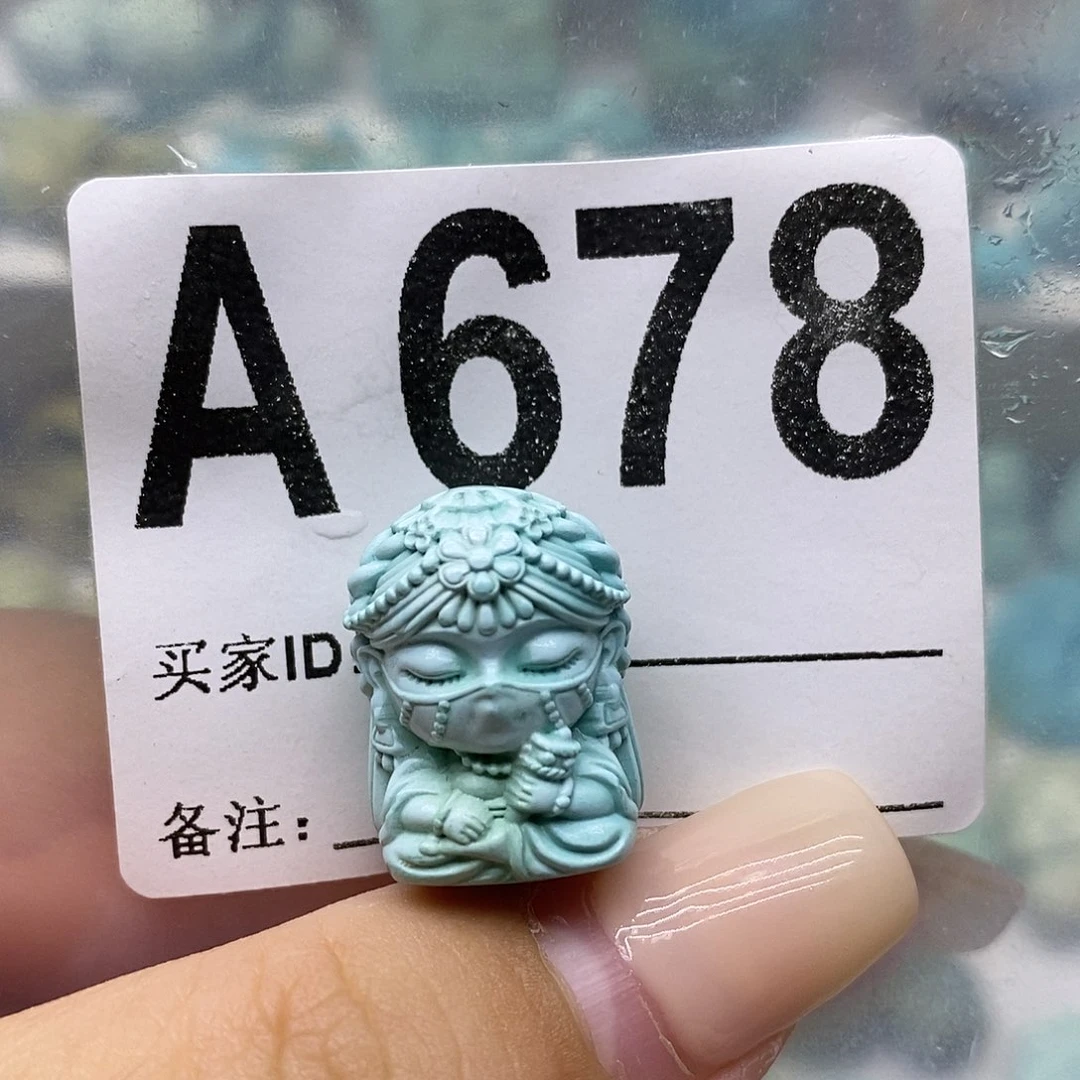 未镶嵌绿松石绿松石配饰定制岁*