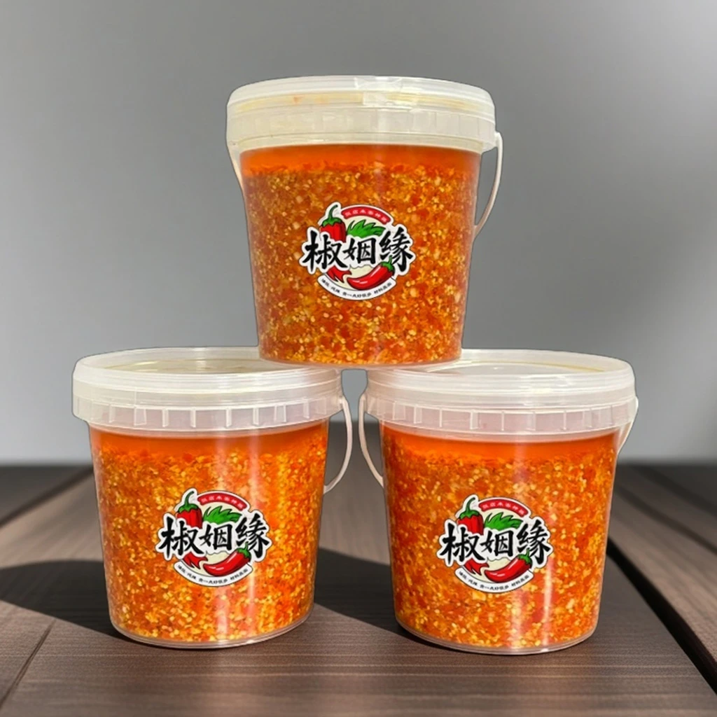 饭店蒜蓉辣椒酱商用5斤装10斤装广东肠粉猪脚饭辣椒酱带油剁椒酱