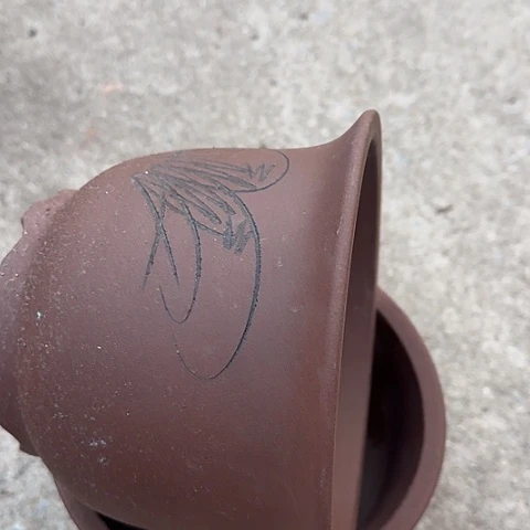 紫砂宜兴紫砂220+20号平角金钟