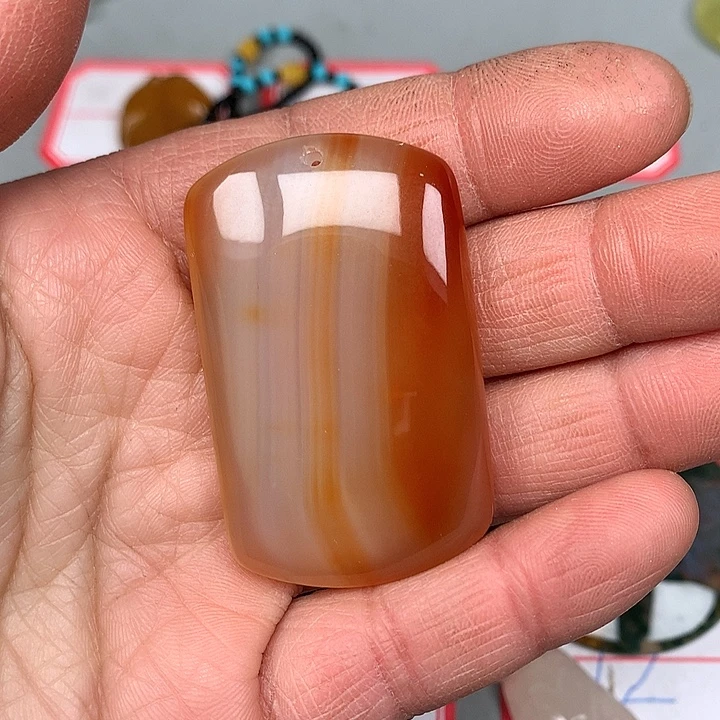 风***子玛瑙/玉髓未镶嵌颈饰