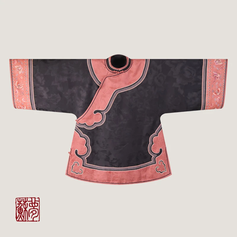 蘇夢【锦绣】香云纱云头立领斜襟半大褂01031624