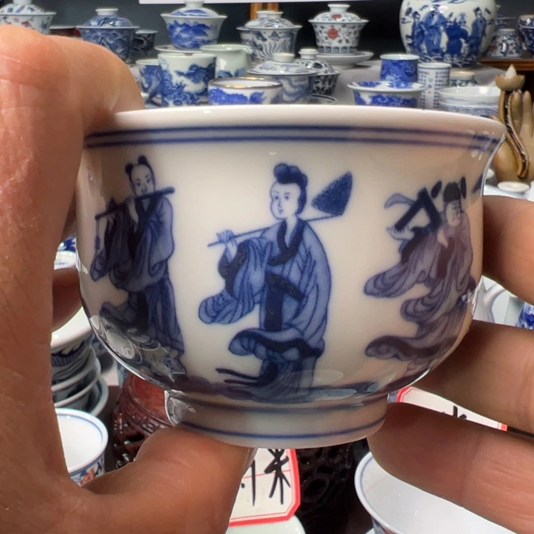 摆件景德镇青花瓷器