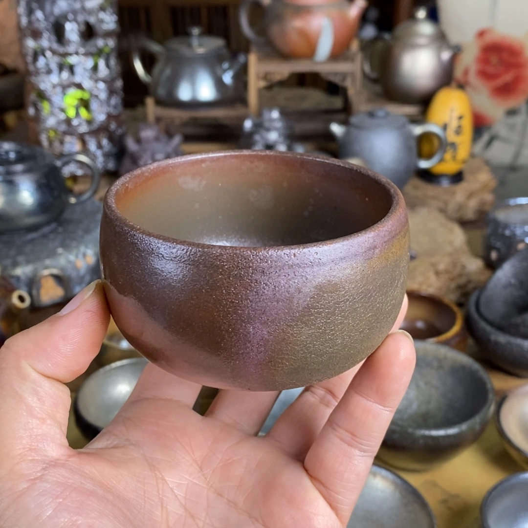 建水紫陶柴烧茶器，开播福利