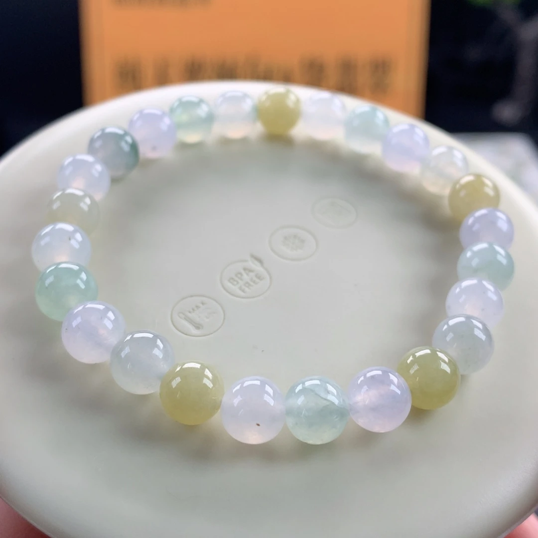 翡翠未镶嵌手链卡7.3