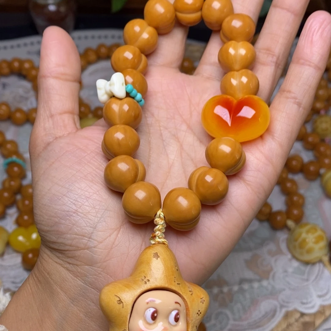 猴头核桃吊坠屁桃15加