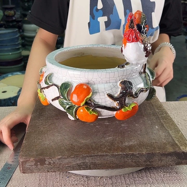 泳坤堂石湾盆陶瓷