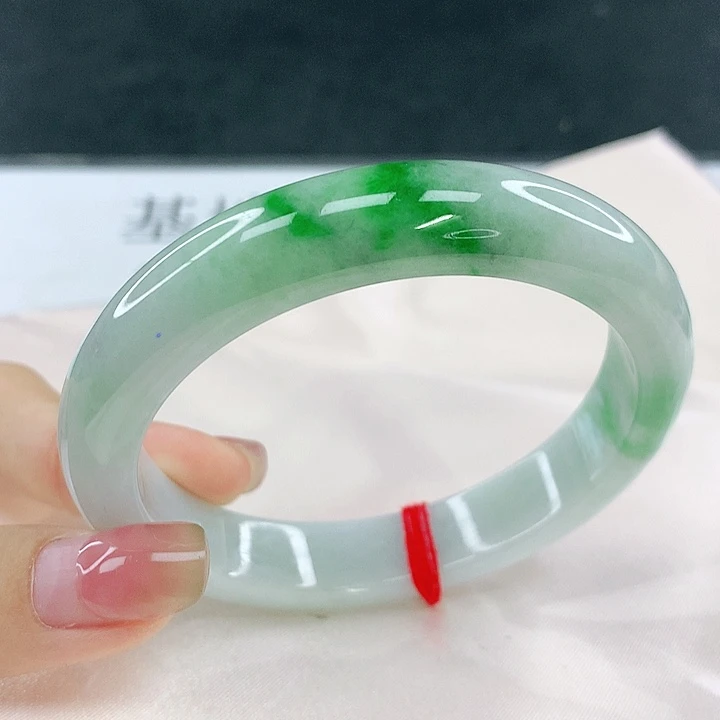 翡翠未镶嵌手镯圈59.5，13024