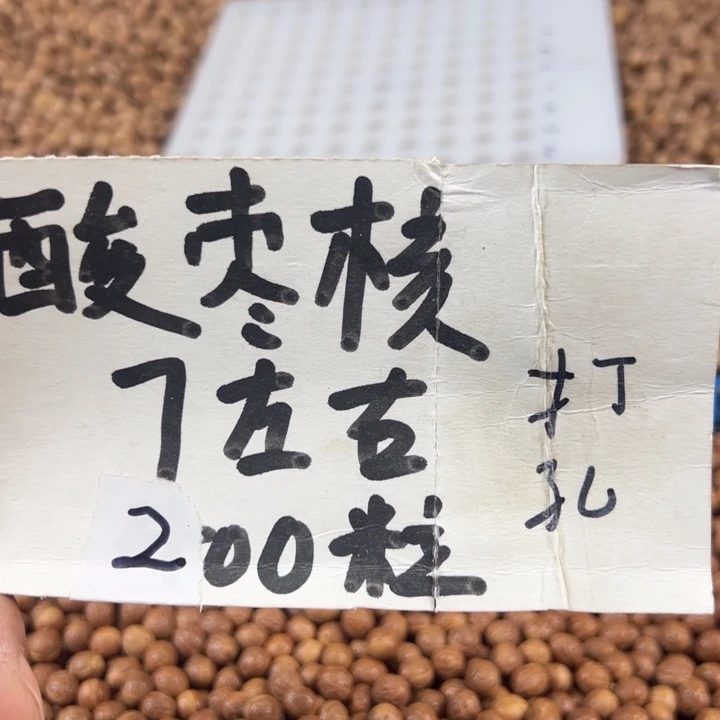 凤眼菩提吊坠打孔抛光文玩酸枣核