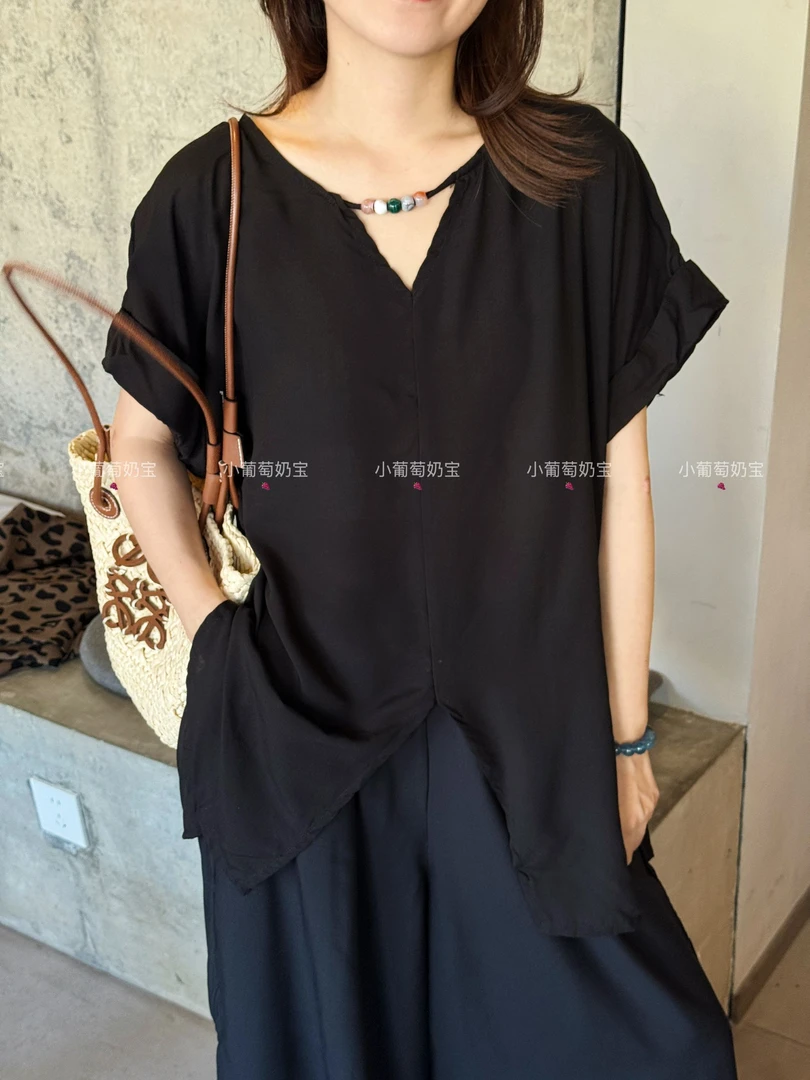 【主播同款上衣】棉绸上衣开衫宽松透气