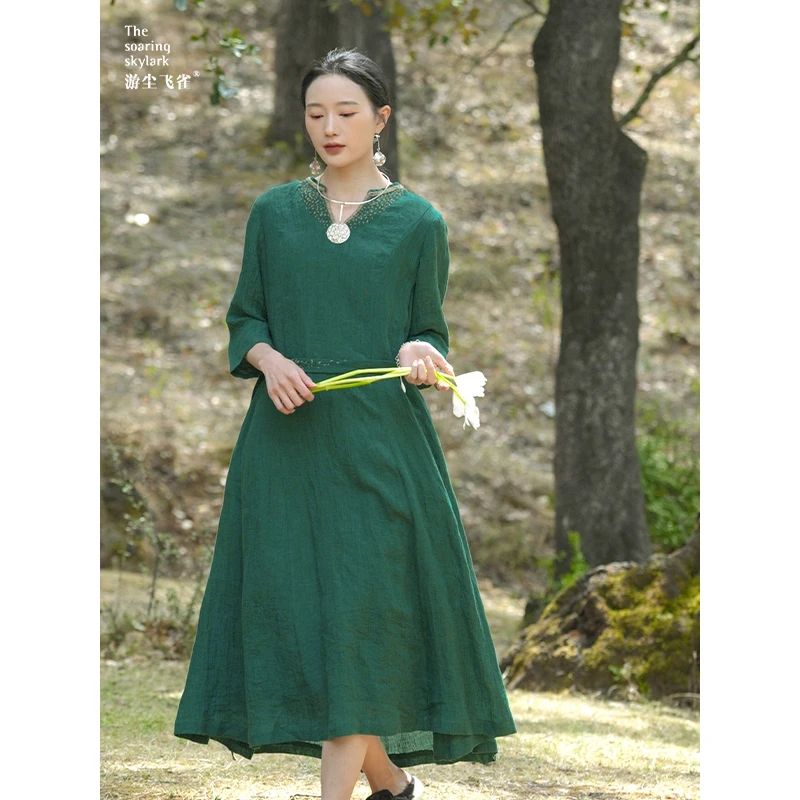 游尘衣物/素语连衣裙