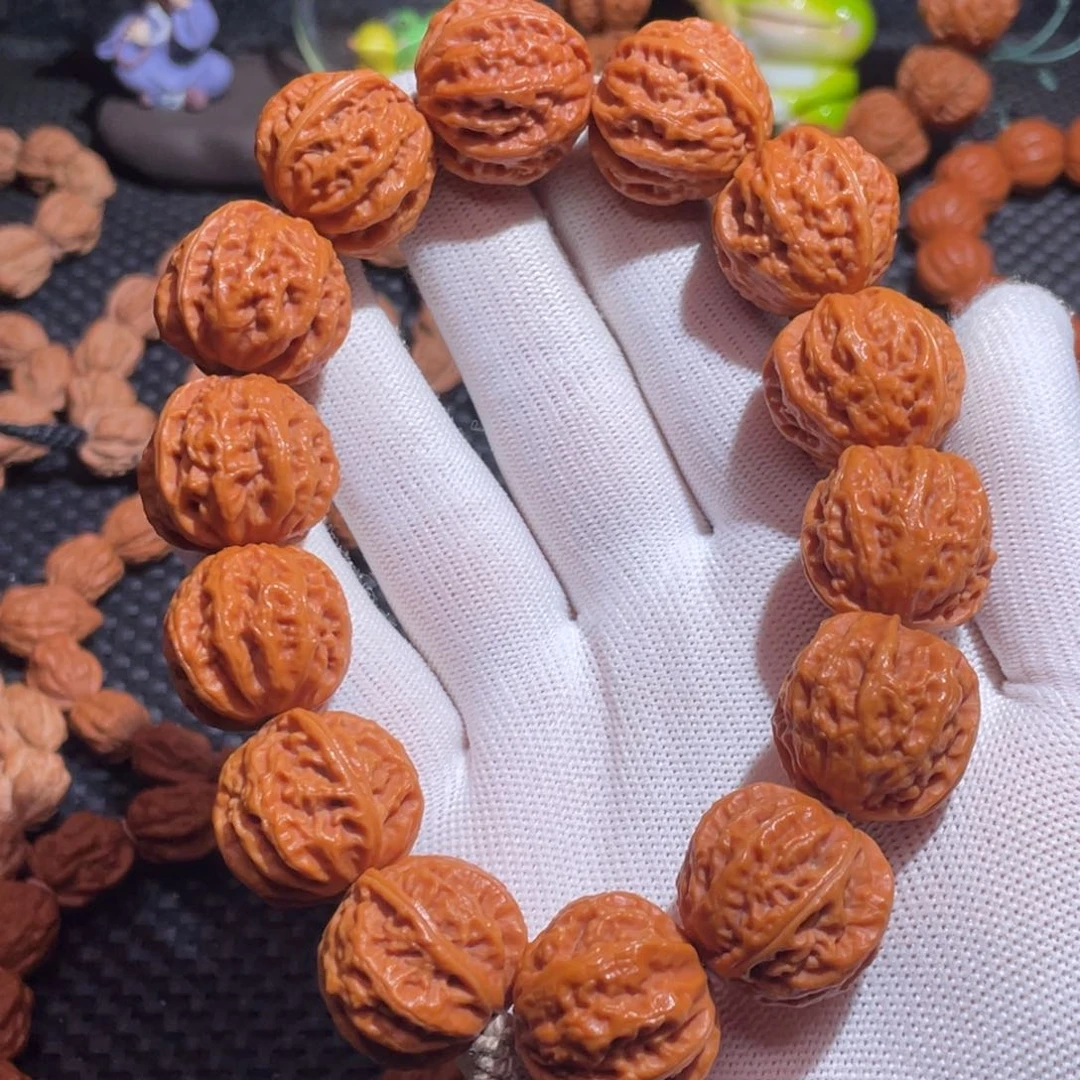 文玩核桃手串京八棱龙脊