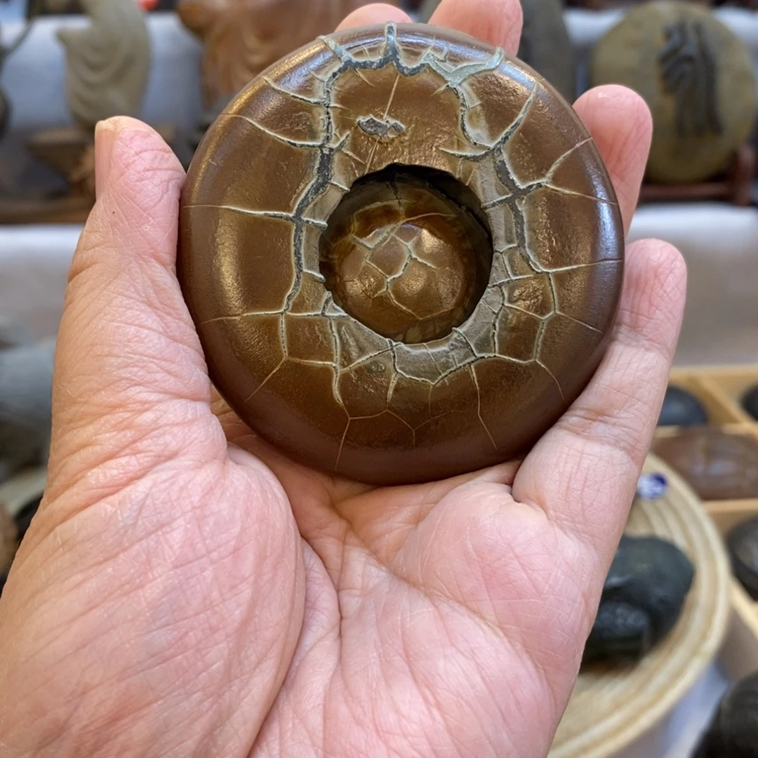开***乐石材龟纹摆件等多种