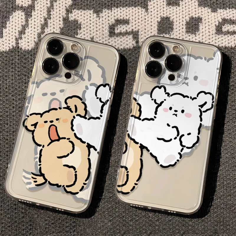 飞踢小狗适用努比亚Z60ultra手机壳z50spro可爱z40spro情侣搞怪女