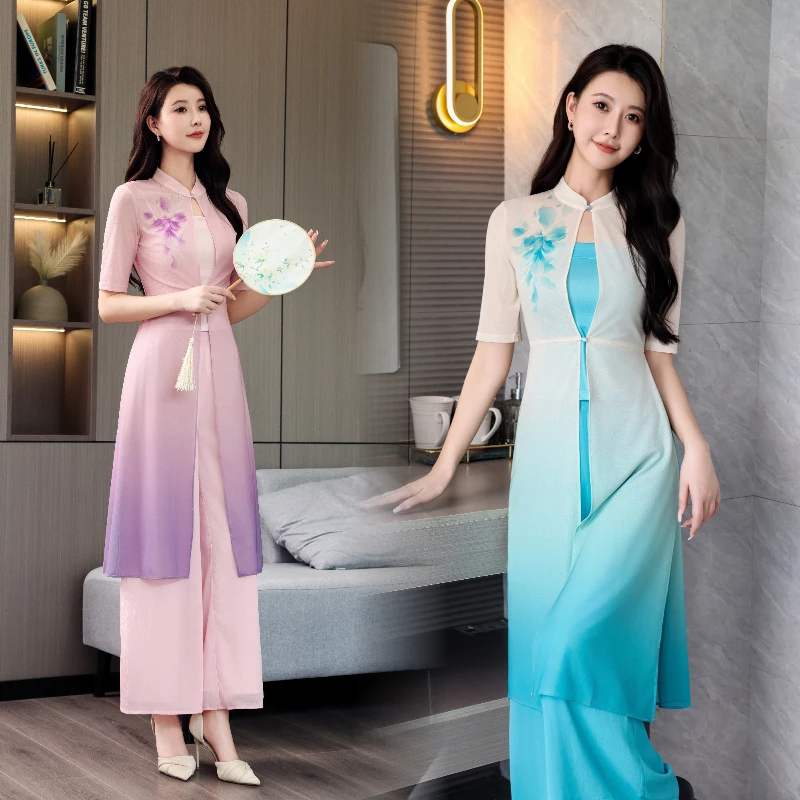 2025春夏足浴店足疗技师工作服SPA采耳技师按摩技师服气质套装女